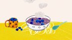S01 E01 - Le porridge aux myrtilles — Les recettes des ours gourmands