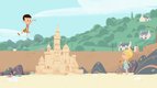S01 E02 - Un chouette chateau de sable — Le petit Nicolas - tous en vacances