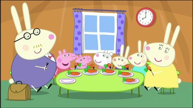 S04 E11 : Le jour de repos de Mademoiselle Rabbit — Peppa Pig
