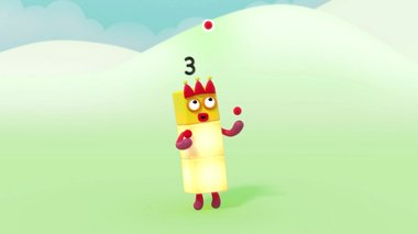 S01 E04 : Trois — Numberblocks