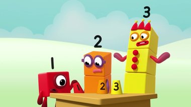 S01 E05 : Un, deux, trois — Numberblocks
