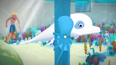 S03 E02 : Sauve qui poulpe — Oum le dauphin blanc