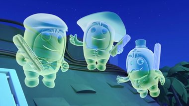 S03 E10 : Fantôme ! — Oddbods