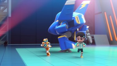 S07 E06 : Le robot danseur — Super Wings