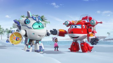 S07 E09 : Le Sahara sous la neige — Super Wings