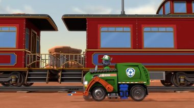 S08 E14 : Un train fou dans le désert — La Pat' Patrouille