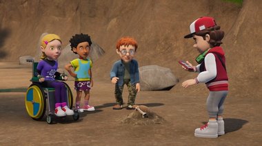 S15 E08 : Le fossile de dinosaure — Sam le pompier