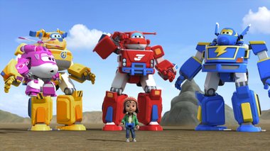 S02 E07 : Le dessin géant — Super Wings