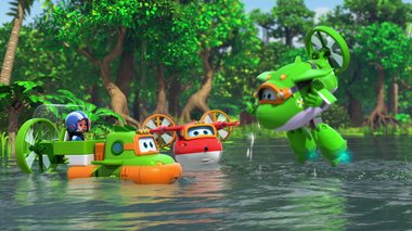 S03 E04 : Voltige sous-marine — Super Wings