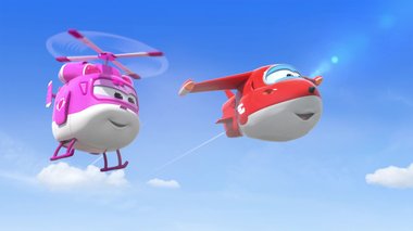 S04 E01 : Pagaille chez les alpagas — Super Wings