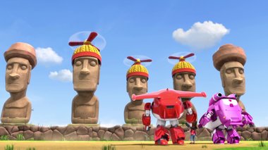 S04 E14 : Les statues volantes — Super Wings