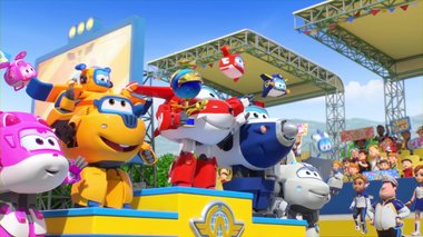 S05 E01 : La fête des Superwings — Super Wings