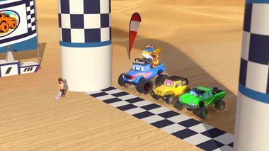 S05 E16 : Le rallye des Grandes Dunes — Super Wings