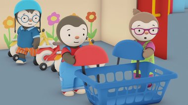 S05 E04 : L'attaque des boutons — T'choupi à l'école
