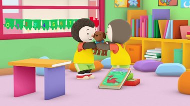 S05 E06 : Un chiot à l'école — T'choupi à l'école