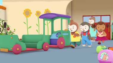 S05 E08 : T'chou T'chou T'choupi — T'choupi à l'école