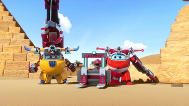 S06 E10 : Pyramides en péril — Super Wings