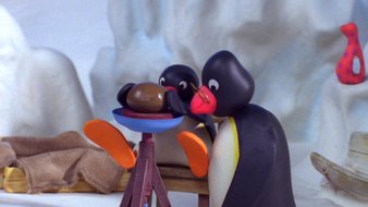 Pingu fait de la poterie