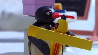 Pingu et l'avion