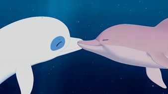 La légende du dauphin rose