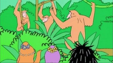S03 E10 : Les ourang-outangs — Barbapapa